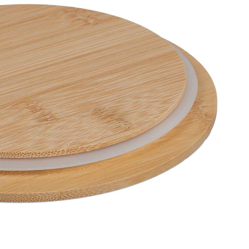 Kithi Group Round Glass Containers with Bamboo Lid