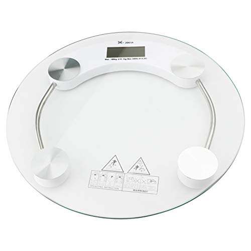 Kithi Group Round Tempered Glass Weighing Scale