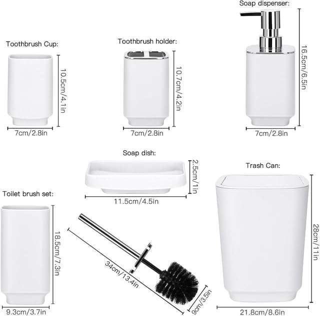 Kithi Group 6-Piece Bathroom Set