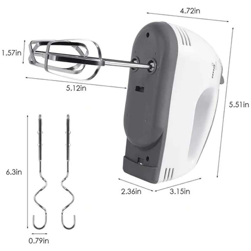 Kithi Group 7 Speed Electric Hand Mixer