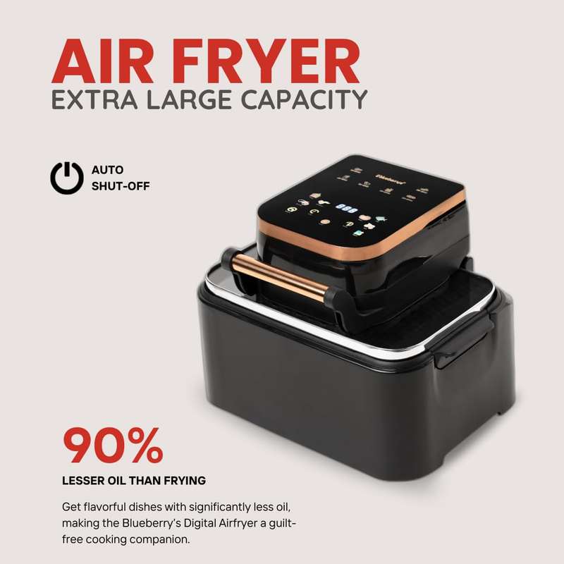 Kithi Group Digital Air Fryer - 12L Capacity