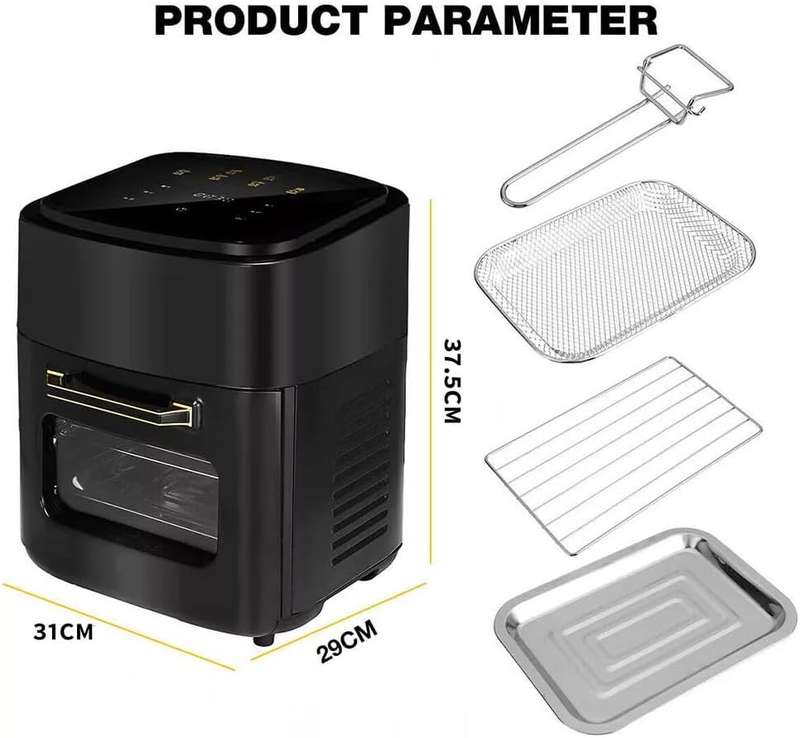 15L Visual Air Fryer with Grill