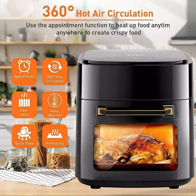 15L Visual Air Fryer with Grill