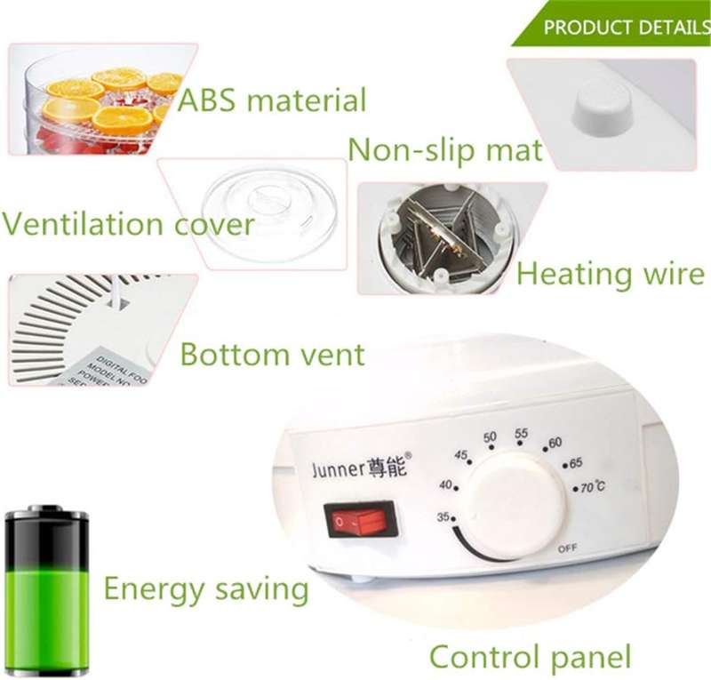 Kithi Group 5 Tier Multifunction Electric Food Dehydrator Machine
