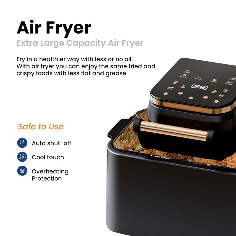 Kithi Group Digital Air Fryer - 12L Capacity