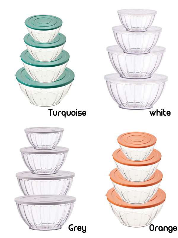 Kithi Group 4 Pcs Salad Bowl Set