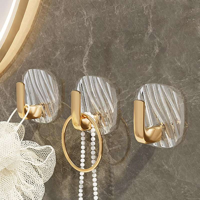 Kithi Group 4 pcs Self-Adhesive Wall Hooks