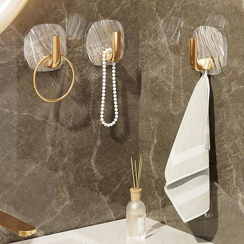 Kithi Group 4 pcs Self-Adhesive Wall Hooks