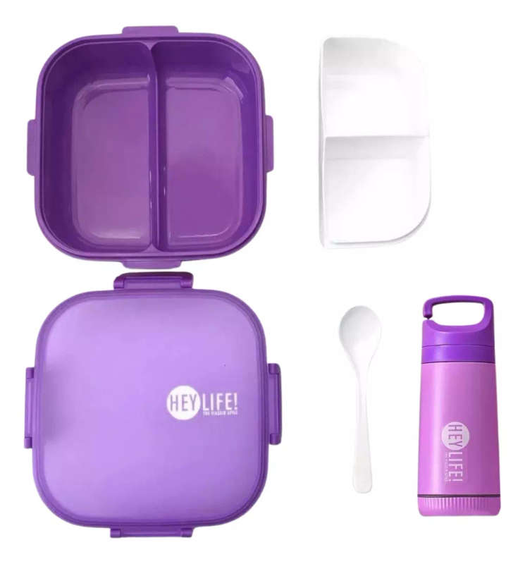 Kithi Group Eco-Friendly Childrens Lunch Box Set with Water Bottle