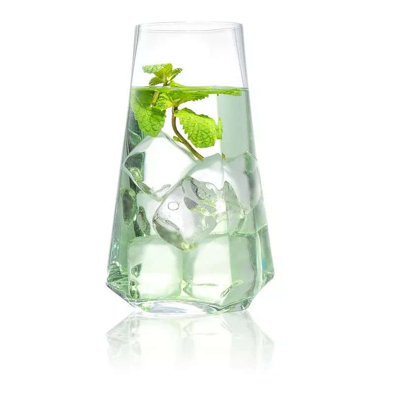 Kithi Group Geometrical Highball Glasses Set of 6 (500ml)