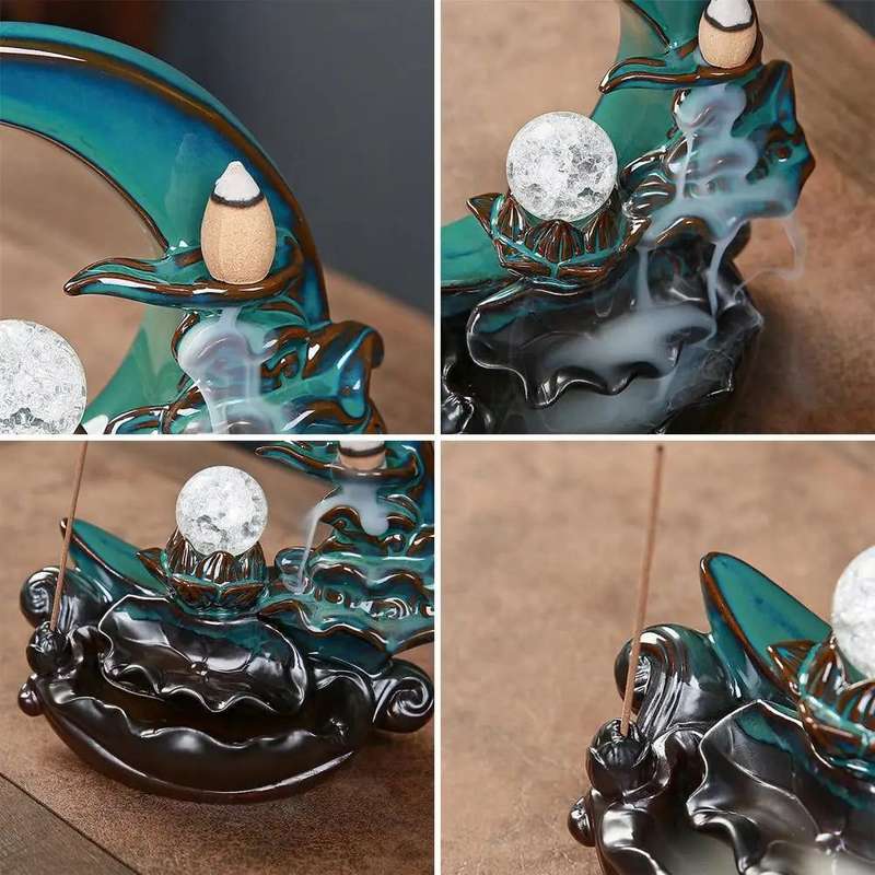 Kithi Group Waterfall Incense Burner Aromatherapy Ornament