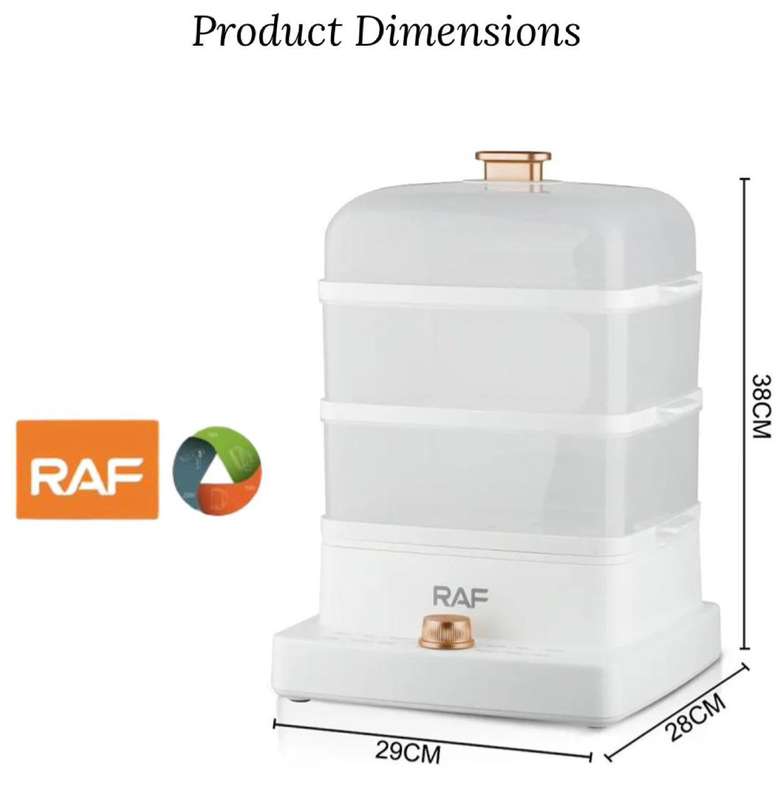 Kithi Group Electric Food Steamer 3-Tier