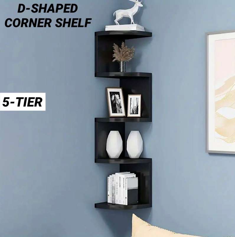 Kithi Group D-shaped corner shelf 5-tier