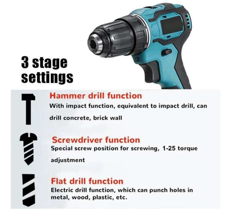 Kithi Group Brushless Multi-Function Power Toolset Cordless