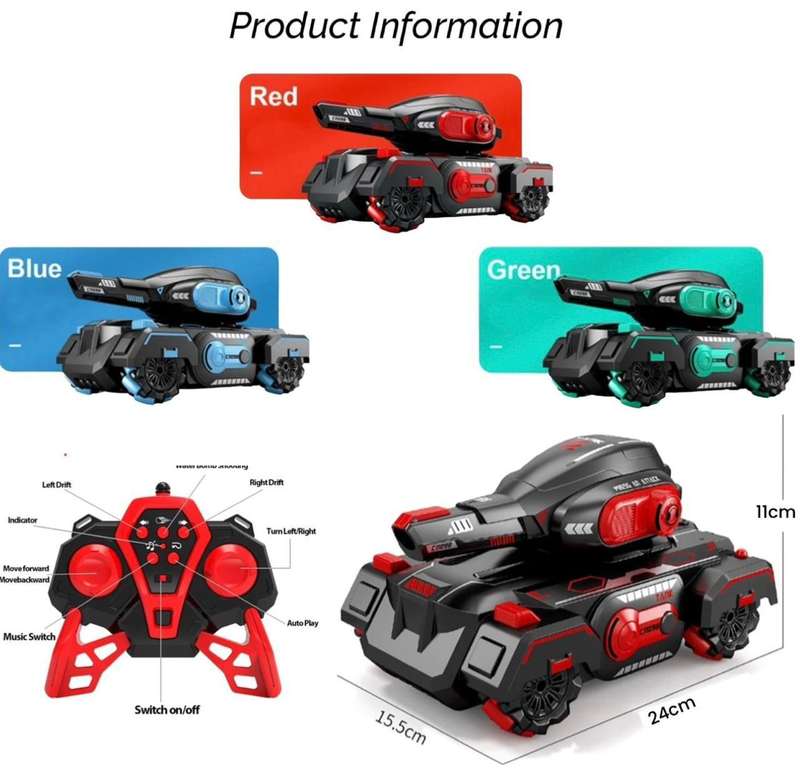 Kithi Group Water Bomb Tank Remote Controlled