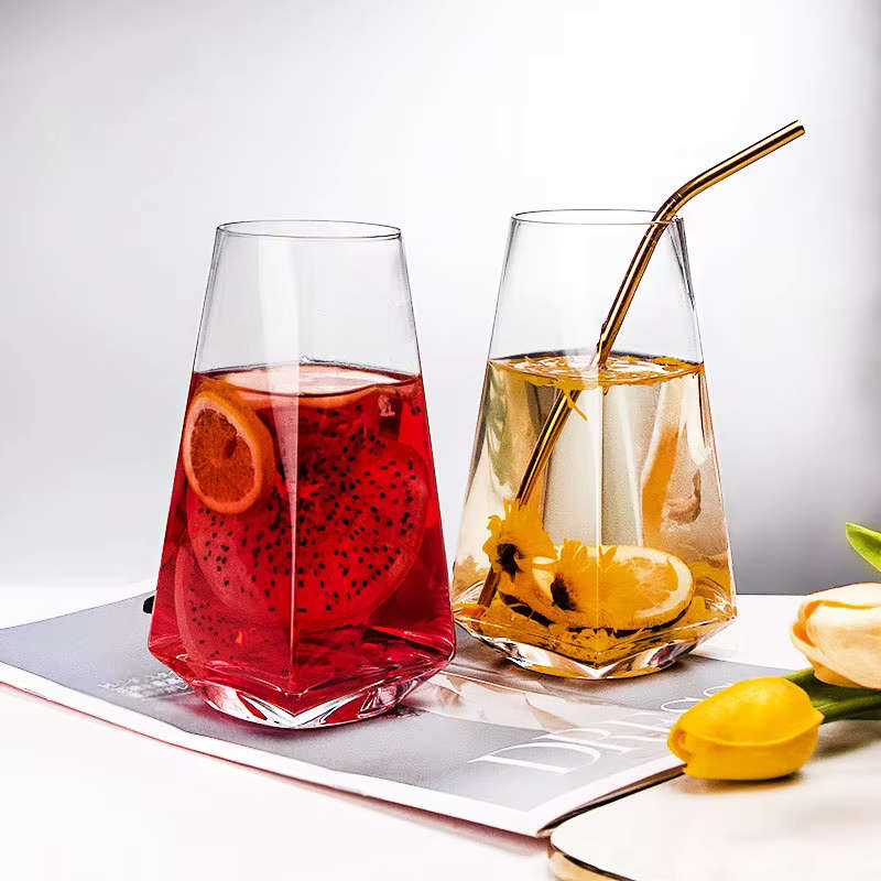 Kithi Group Geometrical Highball Glasses Set of 6 (500ml)