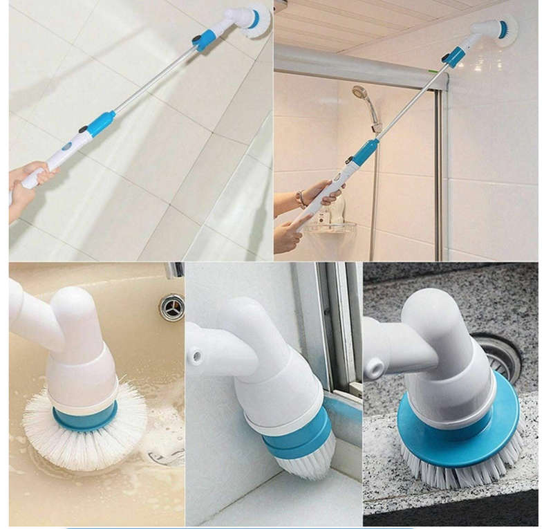 Kithi Group 3 in 1 Rechargeable Power Spin Scrubber Brush