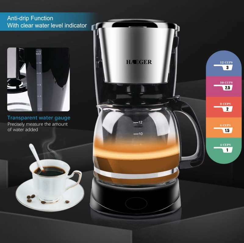Kithi Group Brew Stainless Steel Coffee Maker  1.5L