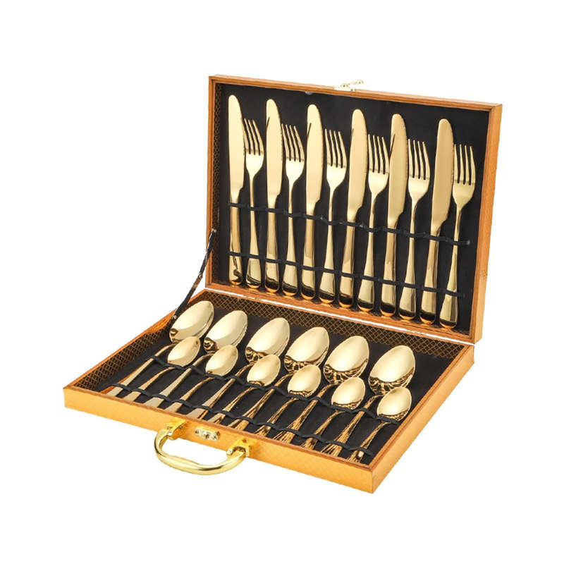 Kithi Group Storage Box & 24-Piece Cutlery Set