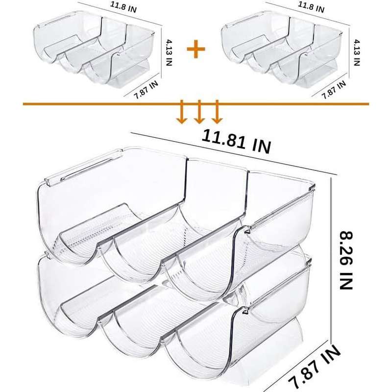 Kithi Group Wine and Water Bottle Organizer