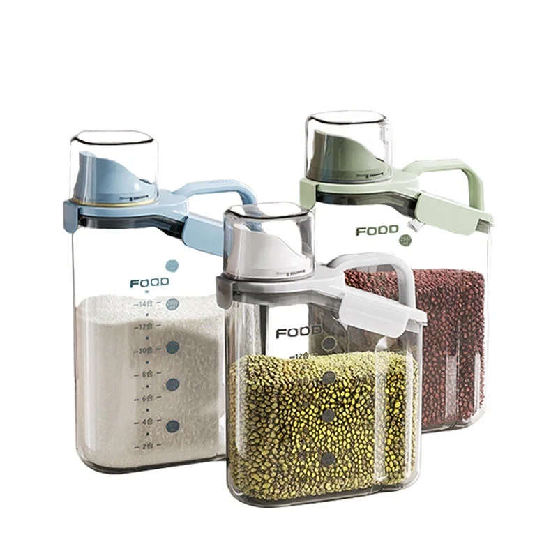 Kithi Group Clear Cereal Storage Containers with Lids Airtight