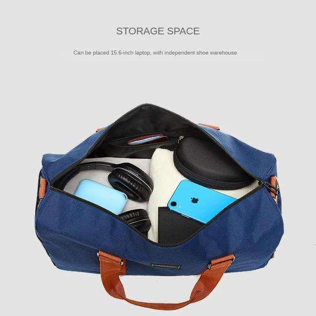 Denim Blue Multifunctional Gym/Sport Bag