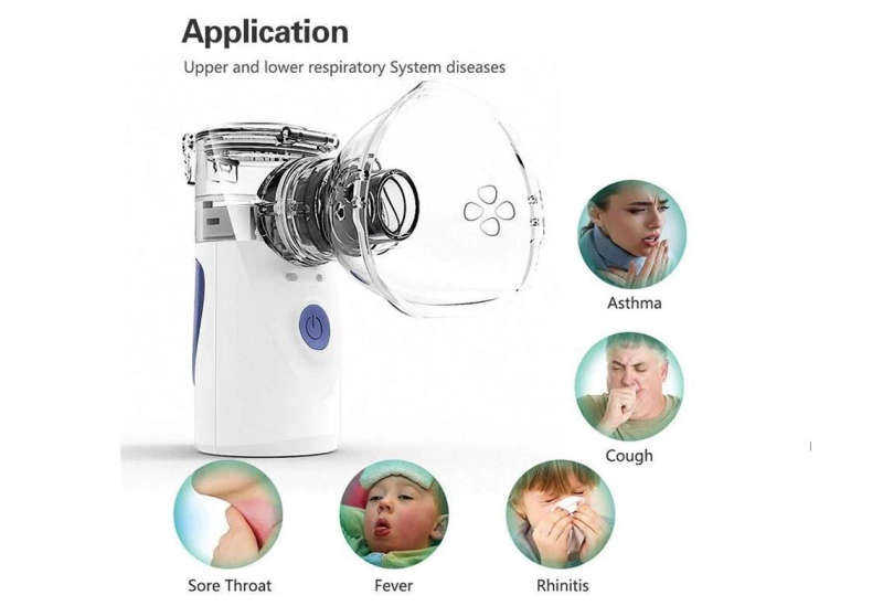 Kithi Group - Portable Ultrasonic Nebulizer Mini Handheld Inhaler Respirator