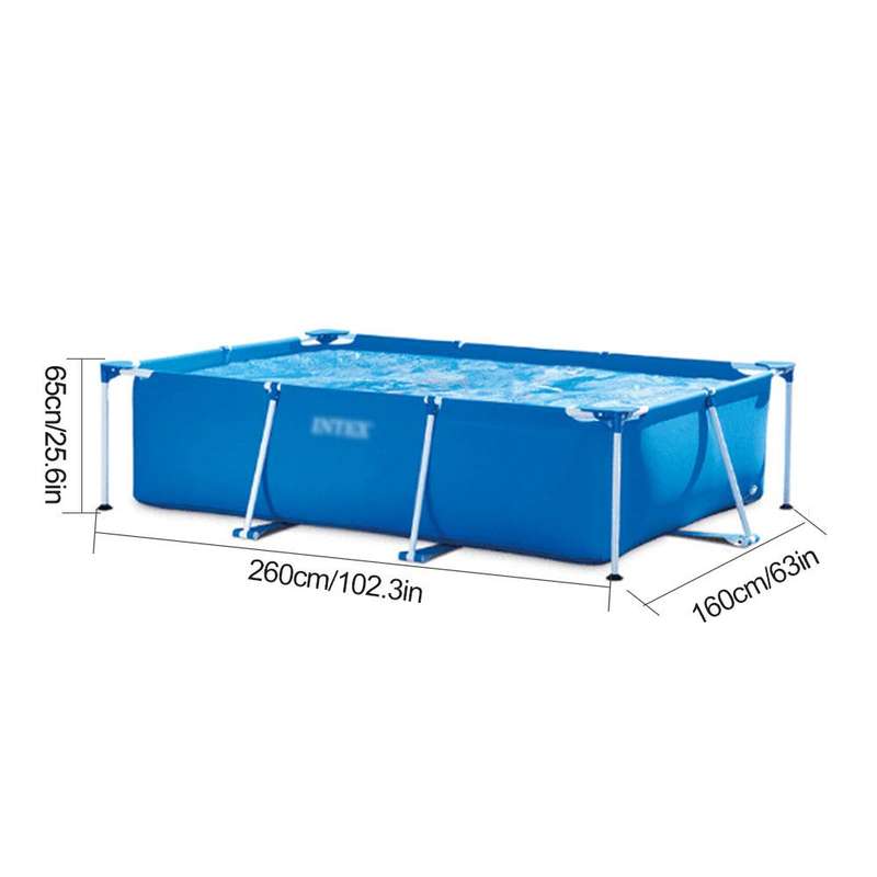 Rectangular Portable Pool Frame 3m x 2m x 75cm