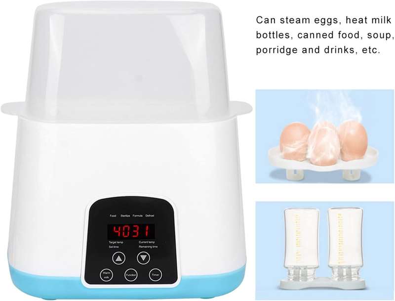 Large Capacity Baby Bottle Warmer & Sterilizer - 11-in-1 Multifunctional Device