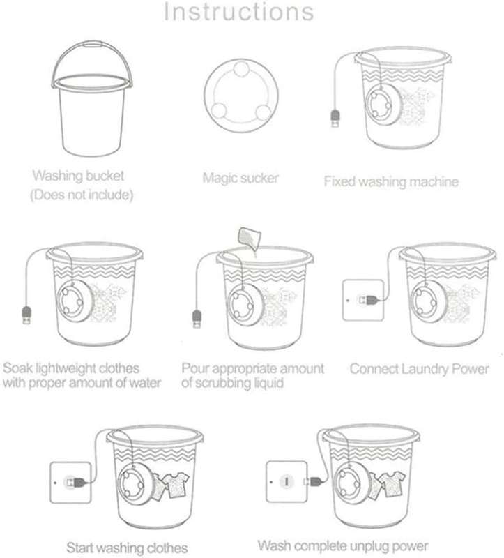 Mini 2-in-1 Portable Washing Machine & Dryer