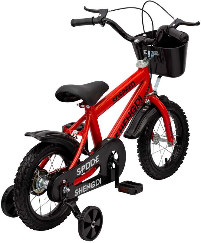 SPDDE Shengdi Kids Bicycle - Adjustable Training Wheels and Comfortable Design