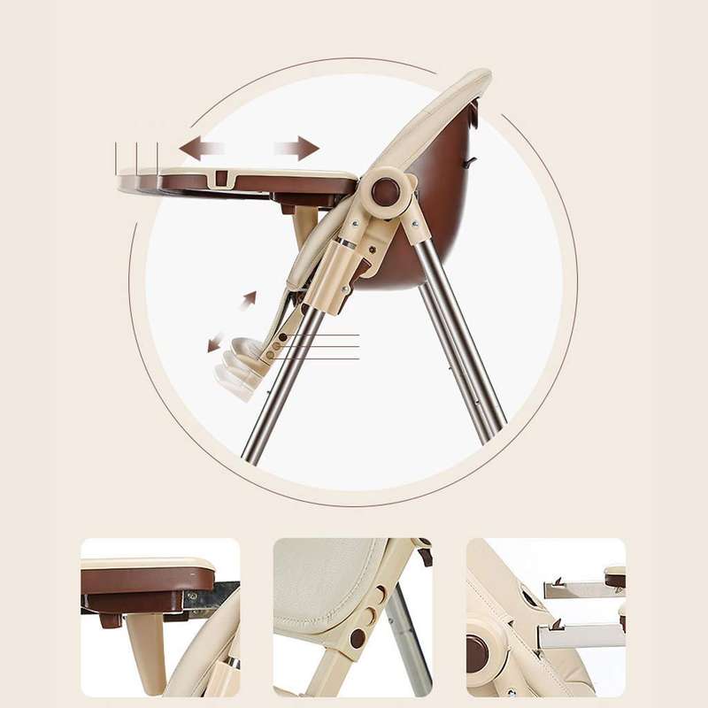 Multifunctional Gold Baby Dining Chair
