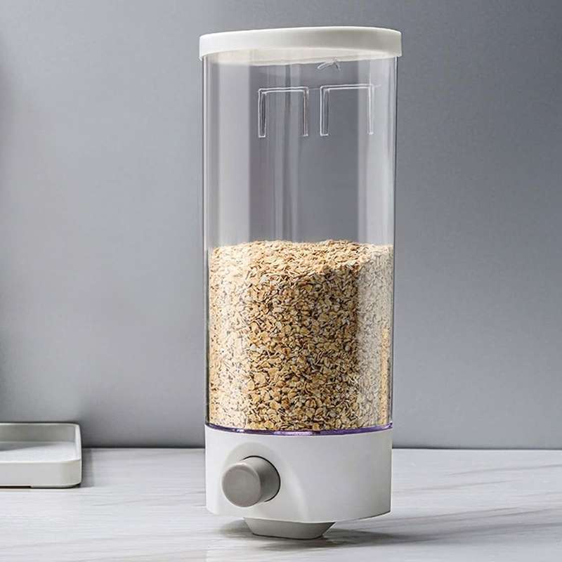 Kithi Group - Wall Mounted Storage Grain Container with Airtight Lid