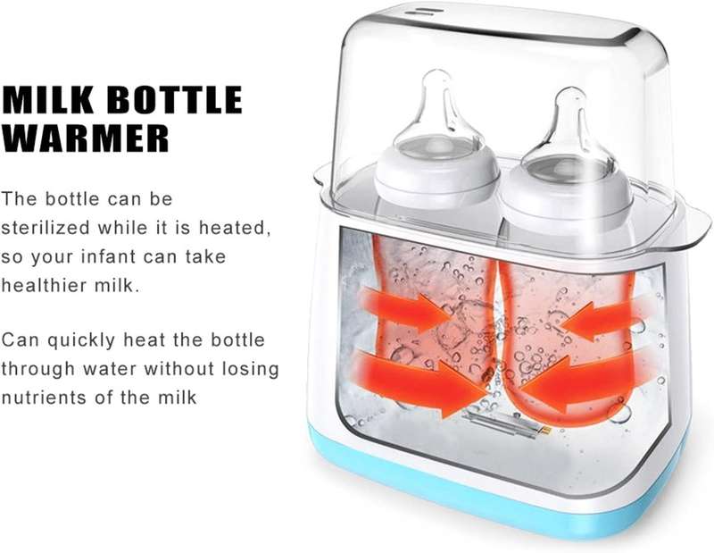 Large Capacity Baby Bottle Warmer & Sterilizer - 11-in-1 Multifunctional Device