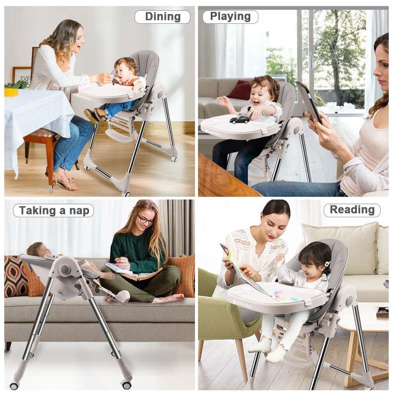 Multifunctional Gold Baby Dining Chair