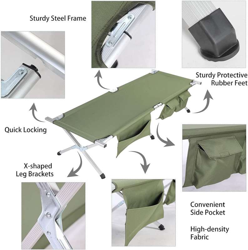 Trailblazer Folding Camping Cot