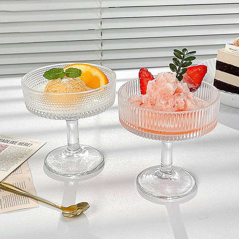 Stemware dessert bowl set - 6 pcs