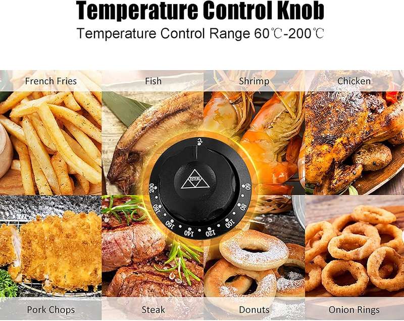 6L+6L Temperature Control Double Deep Fryer