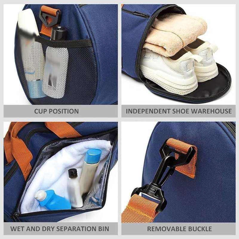 Denim Blue Multifunctional Gym/Sport Bag
