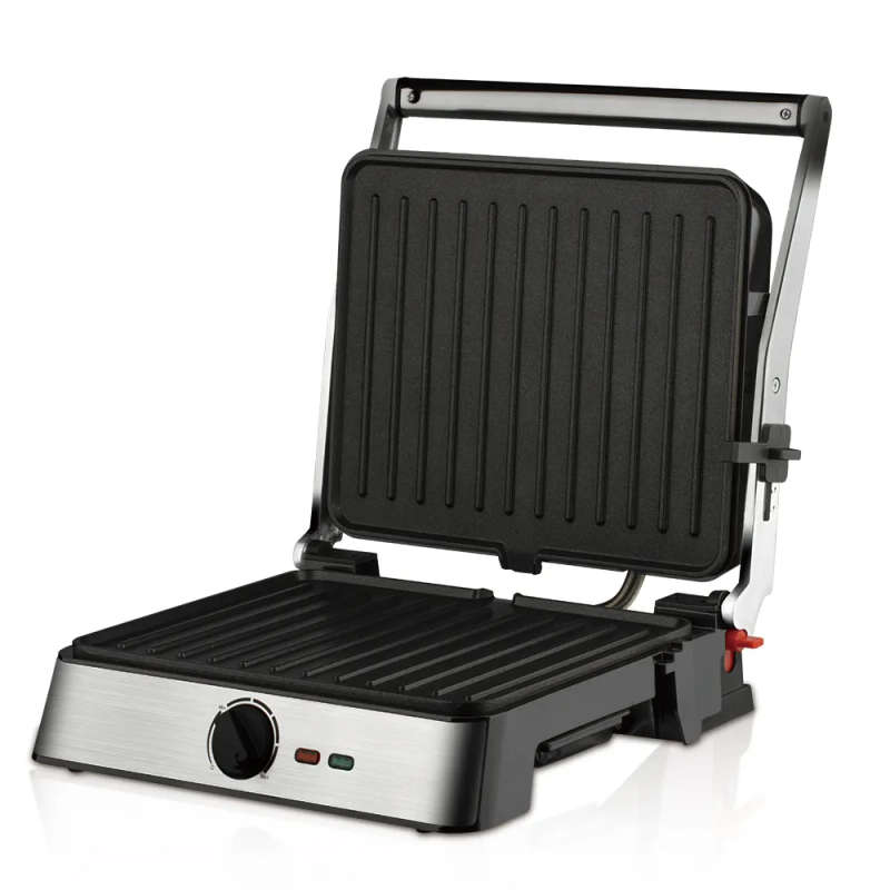 Kithi Group  180 Degree Opening Removable Plates Electric Grill