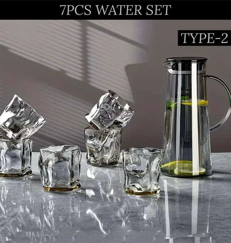 Kithi Group 7-Piece Water Set Type-2 1300 ml