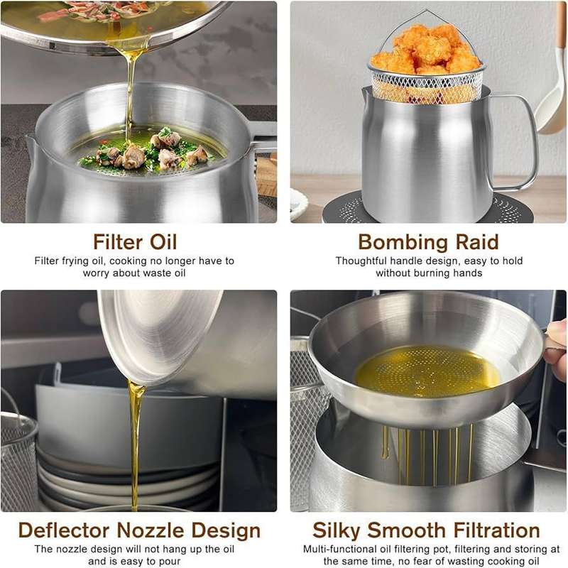Oil Strainer Pot 2 Litre