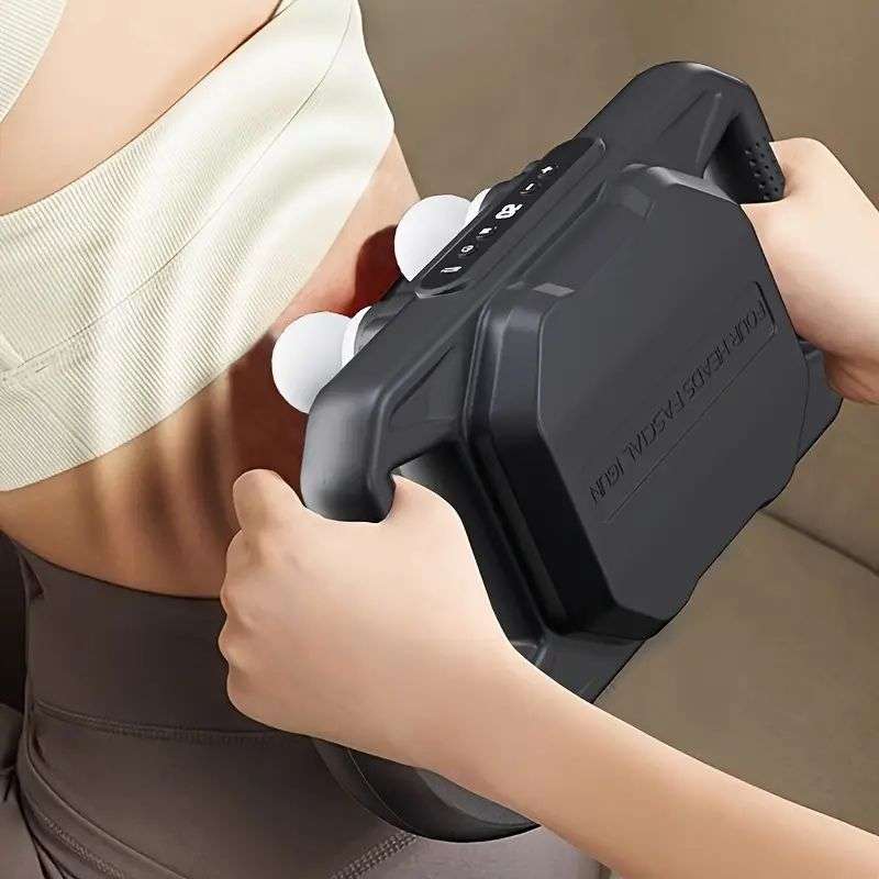 Four-Headed Muscles Massager Gun Rechargeable
