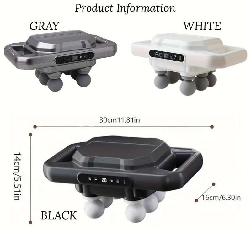 Four-Headed Muscles Massager Gun Rechargeable