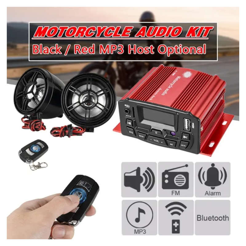12V Audio Remote Control Motorcycle Sound System