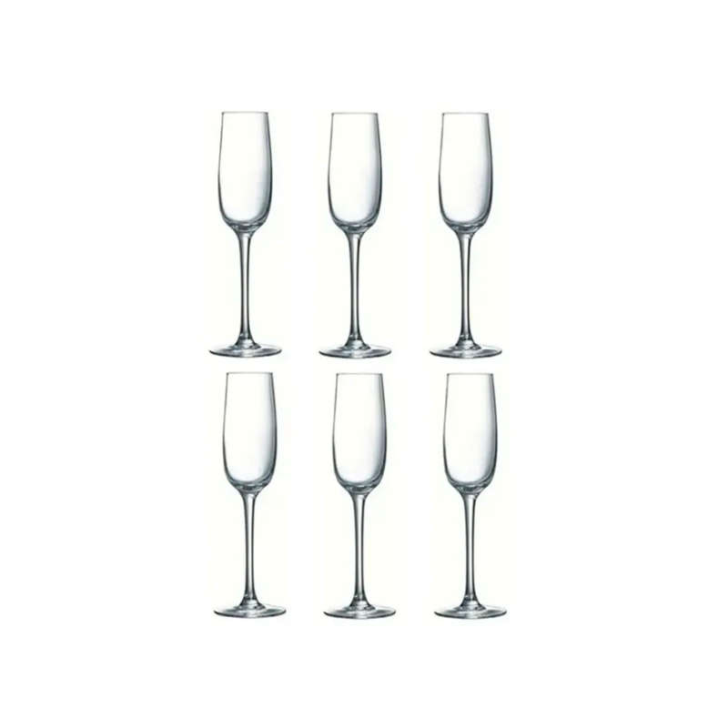 Pack of 6 Champagne Flutes