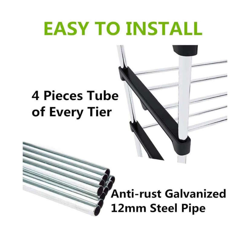 DIY 7-tier shoe rack