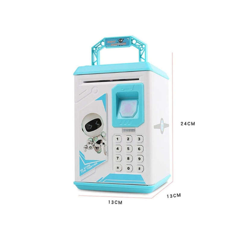 Kids ATM Fingerprint Password Money Box