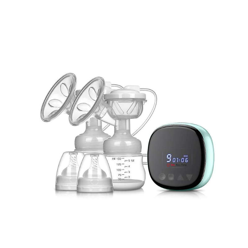 Automatic Rechargeable Double Electric Breast Pump- Blue