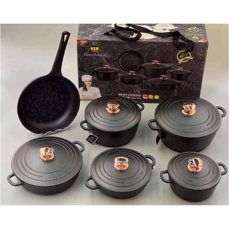 11 Piece Cast Iron Cookware Set